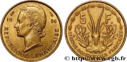 AFRIQUE OCCIDENTALE FRANÇAISE 5 Francs 1956 Paris