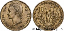 FRENCH WEST AFRICA 10 Francs 1956 Paris