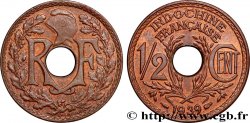 INDOCHINE FRANÇAISE 1/2 Centième 1939 Paris