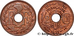 INDOCHINE FRANÇAISE 1/2 Centième 1939 Paris