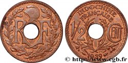 INDOCHINE FRANÇAISE 1/2 Centième 1939 Paris
