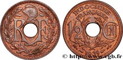 INDOCHINE FRANÇAISE 1/2 Centième 1939 Paris