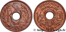 INDOCHINE FRANÇAISE 1/2 Centième 1939 Paris