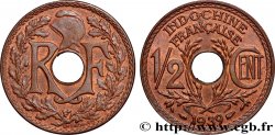 INDOCHINE FRANÇAISE 1/2 Centième 1939 Paris