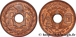 INDOCHINE FRANÇAISE 1/2 Centième 1939 Paris