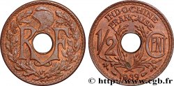 INDOCHINE FRANÇAISE 1/2 Centième 1939 Paris