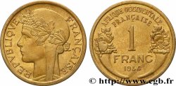 FRENCH WEST AFRICA 1 Franc Morlon 1944 Londres