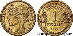 FRENCH WEST AFRICA 1 Franc Morlon 1944 Londres