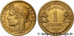 AFRIQUE OCCIDENTALE FRANÇAISE 1 Franc Morlon 1944 Londres