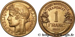AFRIQUE OCCIDENTALE FRANÇAISE 1 Franc Morlon 1944 Londres