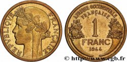 AFRIQUE OCCIDENTALE FRANÇAISE 1 Franc Morlon 1944 Londres