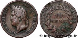 FRENCH COLONIES - Louis-Philippe, for Marquesas Islands 10 Centimes Louis-Philippe 1844 Paris