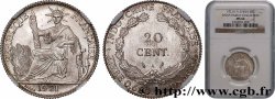 FRENCH INDOCHINA 20 Centièmes 1921 Paris