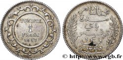 TUNISIE - PROTECTORAT FRANÇAIS 1 Franc AH 1335 1917 Paris