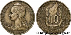 MADAGASKAR - FRANZÖSISCHE UNION 10 Francs 1953 Paris