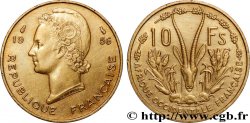 FRENCH WEST AFRICA 10 Francs 1956 Paris
