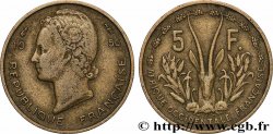FRENCH WEST AFRICA 5 Francs 1956 Paris