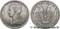 FRENCH EQUATORIAL AFRICA - FRENCH UNION / UNION FRANÇAISE 2 Francs 1948 Paris