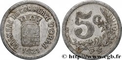ALGERIA 5 Centimes Chambre de commerce d’Oran 1921 Oran