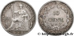 FRENCH INDOCHINA 10 Centièmes 1921 Paris