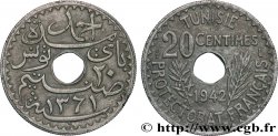 TUNISIE - PROTECTORAT FRANÇAIS 20 Centimes 1942 Paris