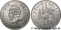 NOUVELLE CALÉDONIE 50 Francs frappe courante 1967 Paris
