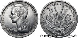 CAMEROUN - UNION FRANÇAISE 2 Francs Marianne / antilope 1948 Paris