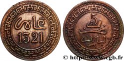 MOROCCO 5 Mazounas Abdul Aziz an 1321 1903 Paris