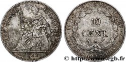 FRENCH INDOCHINA 10 Centièmes 1922 Paris