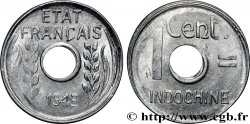 FRENCH INDOCHINA 1 Centième 1943 Hanoï