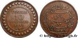 TUNISIA - FRENCH PROTECTORATE 10 Centimes AH1336 1917 Paris