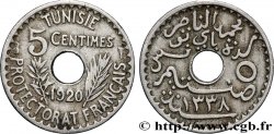 TUNISIA - FRENCH PROTECTORATE 5 Centimes AH1338 1920 Paris
