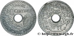 TUNISIA - FRENCH PROTECTORATE Essai 20 Centimes 1945 Paris