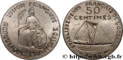 FRENCH POLYNESIA - French Oceania Essai 50 centimes sans listel 1948 Paris