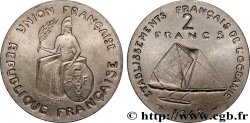 FRENCH POLYNESIA - French Oceania Essai de 2 Francs type sans listel 1948 Paris