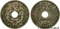 INDOCHINE FRANÇAISE 5 Centièmes 1924 Paris