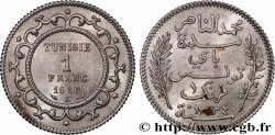 TUNISIA - French protectorate 1 Franc AH1334 1916 Paris