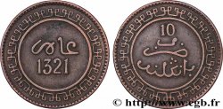 MOROCCO 10 Mazounas Abdul Aziz an 1321 1903 Birmingham