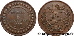 TUNISIA - French protectorate 5 Centimes AH1325 1907 Paris