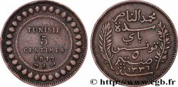 TUNISIA - French protectorate 5 Centimes AH1336 1917 Paris
