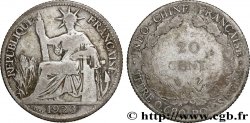 FRENCH INDOCHINA 20 Centièmes 1923 Paris