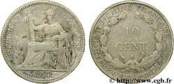 INDOCHINE FRANÇAISE 10 Centièmes 1902 Paris