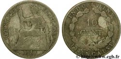INDOCINA FRANCESE 10 Centièmes 1920 San Francisco MB 