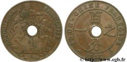 FRENCH INDOCHINA 1 Centième 1917 Paris XF 