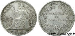 INDOCHINE FRANÇAISE 1 Piastre de Commerce 1895 Paris