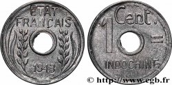 FRENCH INDOCHINA 1 Centième 1943 Hanoï