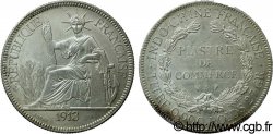 FRANZÖSISCHE-INDOCHINA 1 Piastre de Commerce 1913 Paris