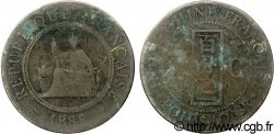FRENCH INDOCHINA 1 Centième 1888 Paris