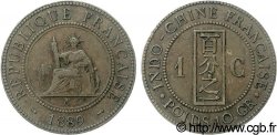 FRENCH INDOCHINA 1 Centième 1889 Paris XF 