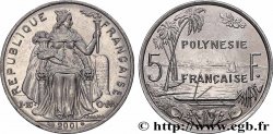 FRENCH POLYNESIA 5 Francs Polynésie Française 2001 Paris